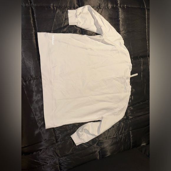 BNWOT Lululemon Perfectly Oversized Sweatshirt White. Size 18 - Picture 6 of 8